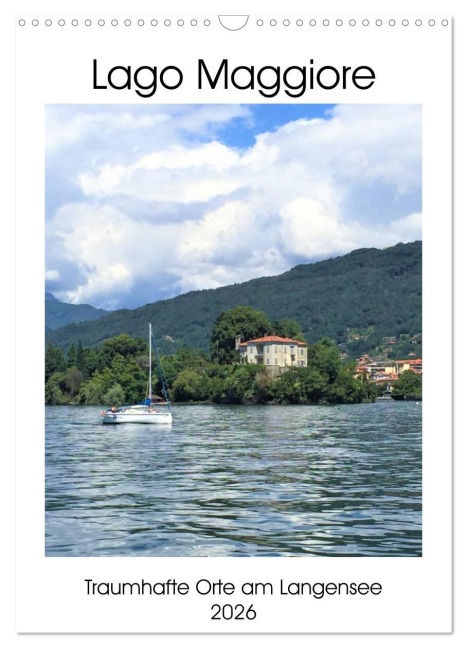 Traumhafter Lago Maggiore (Wandkalender 2026 DIN A3 hoch), CALVENDO Monatskalender - Christine Konkel