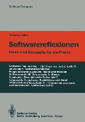 Cover-Bild zum Titel 'Softwarereflexionen' von 'Robert L. Baber'