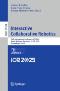 Cover-Bild zum Titel 'Interactive Collaborative Robotics' von ''
