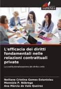 Cover-Bild zum Titel 'L'efficacia dei diritti fondamentali nelle relazioni contrattuali private' von 'Neiliane Cristina Gomes Estanislau, Monnizia P. Nóbrega, Ana Márcia Do Vale Queiroz'