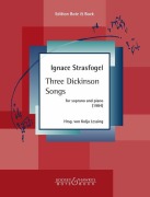 Cover-Bild zum Titel 'Three Dickinson Songs' von 'Ignace Strasfogel'
