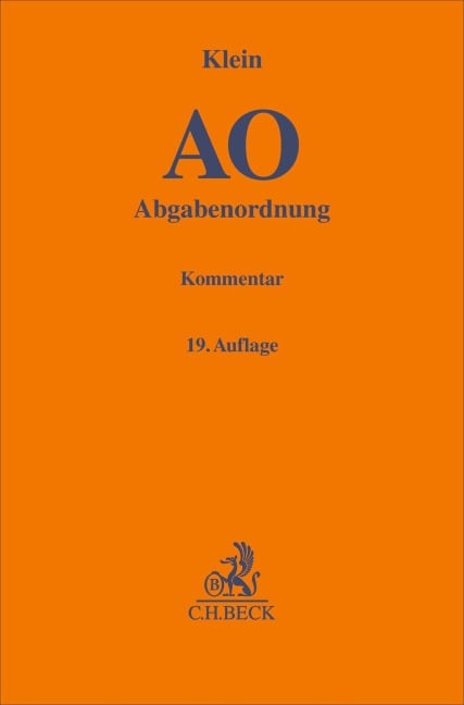 Abgabenordnung. AO - 