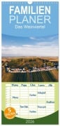 Cover-Bild zum Titel 'Familienplaner 2026 - Das Weinviertel im wunderschönen Niederösterreich. mit 5 Spalten (Wandkalender, 21 x 45 cm) CALVENDO' von 'Martin Dworschak'