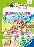 Ravensburger Leserabe Zauber-Malrätsel zum Lesenlernen: Bauernhof (Vor-Lesestufe), Malen auf Zauberpapier, Rätsel, Lesen lernen Vorschule, Rätselbuch ab 5 Jahre - Melinda Ronto