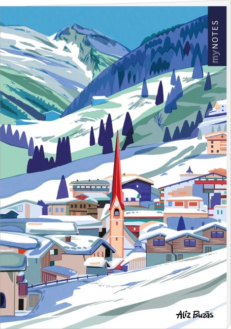 myNOTES Papeterie: Notizheft Österreich - Zillertal - 
