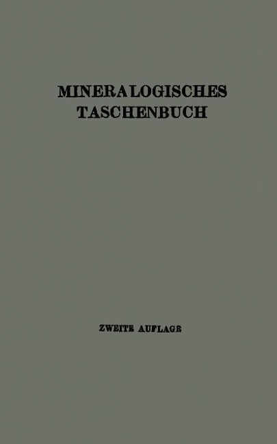Mineralogisches Taschenbuch der Wiener Mineralogischen Gesellschaft - A. Himmelbauer, R. Koechlin, A. Marchet, H. Michel, O. Rotky