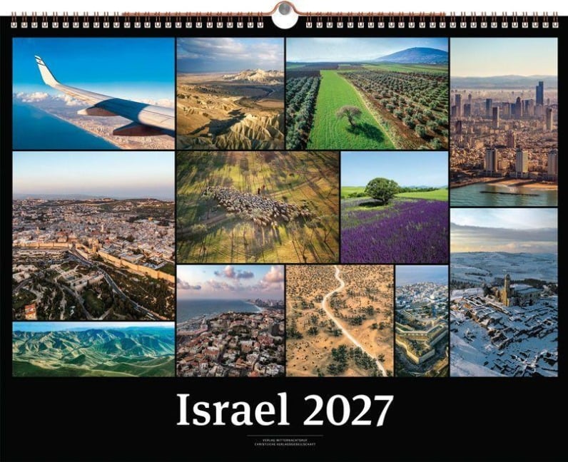 Israelkalender 2027 Black Version - 