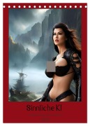 Cover-Bild zum Titel 'Sinnliche KI - Erotische Kunst aus der Cloud (Tischkalender 2026 DIN A5 hoch), CALVENDO Monatskalender' von 'Christine Aka Stine1'