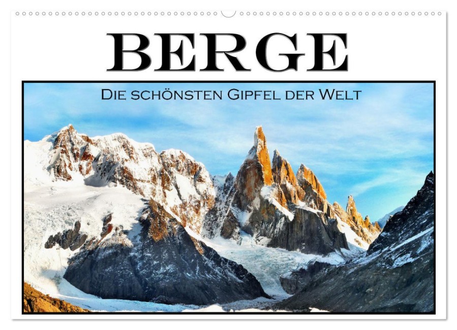 Berge - Die schönsten Gipfel der Welt (Wandkalender 2026 DIN A2 quer), CALVENDO Monatskalender - Helena Bilkova