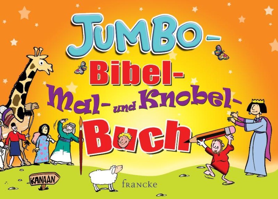 Jumbo-Bibel-Mal- und Knobelbuch - 