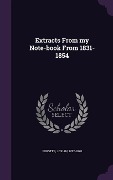 Cover-Bild zum Titel 'Extracts From my Note-book From 1831-1854' von 'Josiah Forster'