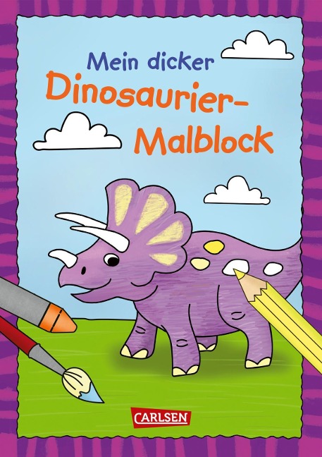 Mein dicker Dinosaurier-Malblock - 