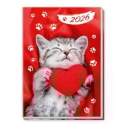 Trötsch Taschenkalender A7 Katze 2026 - 