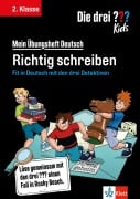 Cover-Bild zum Titel 'Die drei ??? Kids: Mein Übungsheft Deutsch 2. Klasse - Richtig schreiben' von ''