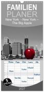 Cover-Bild zum Titel 'Familienplaner 2027 - New York - The Big Apple mit 5 Spalten (Wandkalender, 21 x 45 cm) CALVENDO' von 'Peter Härlein'