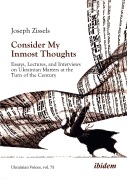Cover-Bild zum Titel 'Consider My Inmost Thoughts' von 'Joseph Zissels'