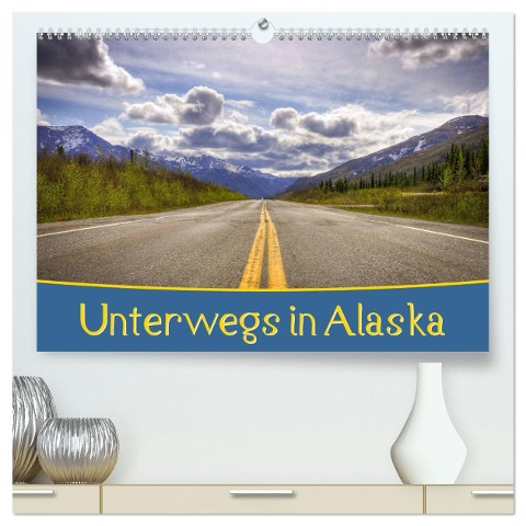 Unterwegs in Alaska (hochwertiger Premium Wandkalender 2024 DIN A2 quer), Kunstdruck in Hochglanz - Marcel Wenk