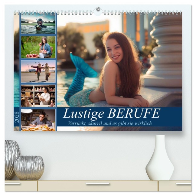 Lustige Berufe (hochwertiger Premium Wandkalender 2026 DIN A2 quer), Kunstdruck in Hochglanz - Sabine Löwer