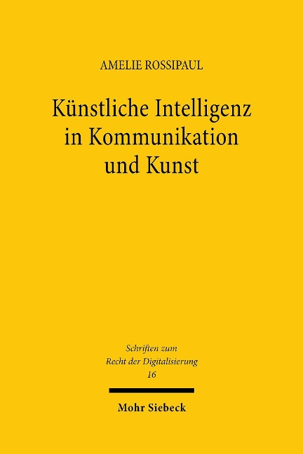 Künstliche Intelligenz in Kommunikation und Kunst - Amelie Rossipaul