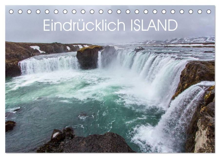 Eindrücklich Island 2026 (Tischkalender 2026 DIN A5 quer), CALVENDO Monatskalender - Stefan Krischer