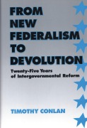Cover-Bild zum Titel 'From New Federalism to Devolution' von 'Timothy J. Conlan'