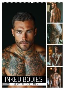 Inked Bodies - Sexy Tattooed Men (Wall Calendar 2026 DIN A2 portrait), CALVENDO 12 Month Wall Calendar - Mb Fotografie