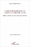 Cover-Bild zum Titel 'Justice en tant que loi, justice au-delà de la loi' von 'Tunc Utebay'
