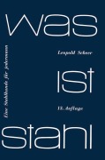 Cover-Bild zum Titel 'Was ist Stahl' von 'Leopold Scheer'