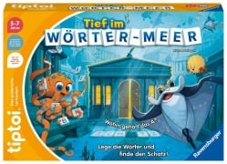 Cover-Bild zum Titel 'Ravensburger tiptoi 00103 Tief im Wörter-Meer, Spiel für Kinder von 5-7 Jahren, für 1-4 Spieler' von 'Michael Kallauch'
