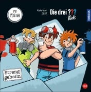 Cover-Bild zum Titel 'Die drei ??? Kids Broschurkalender 2027' von ''