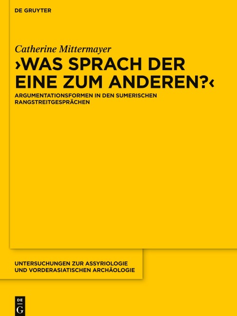 ,Was sprach der eine zum anderen?' - Catherine Mittermayer