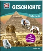 Cover-Bild zum Titel 'WAS IST WAS Stickerheft Geschichte' von 'Anja Starigk'
