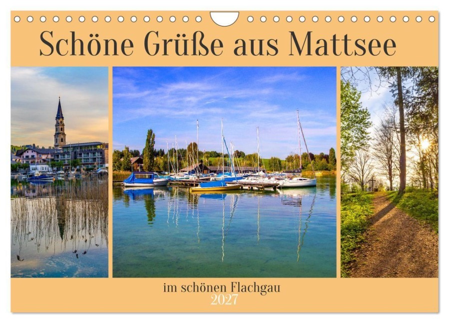 Schöne Grüße aus Mattsee (Wandkalender 2027 DIN A4 quer), CALVENDO Monatskalender - Christa Kramer