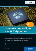 Cover-Bild zum Titel 'Sicherheit und Prüfung von SAP-Systemen' von 'Thomas Tiede'