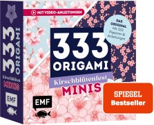 333 Origami Minis - Kirschblütenfest - Dein dekorativer Wendeblock zum kreativen Falten & Notieren - 