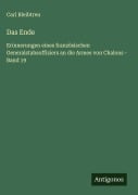 Cover-Bild zum Titel 'Das Ende' von 'Carl Bleibtreu'