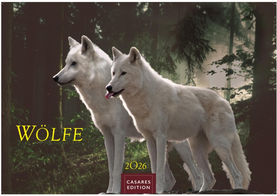Wölfe Kalender 2026 - Wandkalender | Fotokalender Tierkalender 24x35cm - . mit faszinierenden Wolf-Motiven, - 