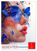 Cover-Bild zum Titel 'Gesichter Faszination (Wandkalender 2026 DIN A2 hoch), CALVENDO Monatskalender' von 'Peter Roder'