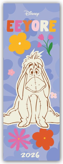 Disney Eeyore - Eeyore 2026 - Slimline-Kalender - 