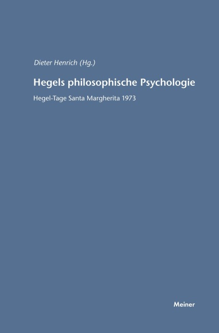 Hegels philosophische Psychologie - 