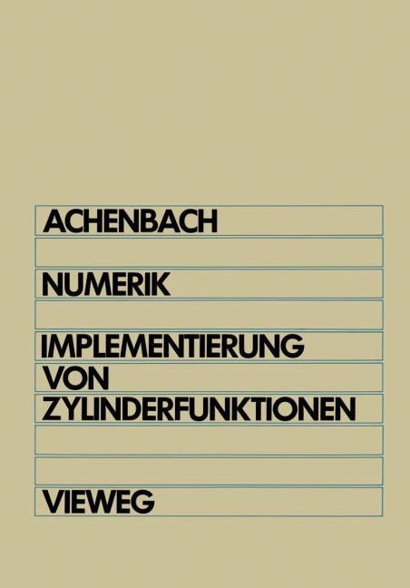 Numerik - Johann-Jost Achenbach