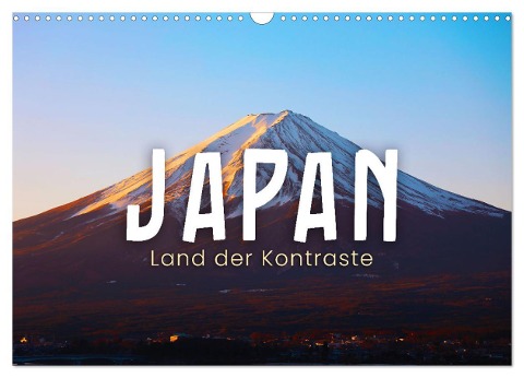 Japan - Land der Kontraste (Wandkalender 2024 DIN A3 quer), CALVENDO Monatskalender - Happy Monkey