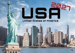 Cover-Bild zum Titel 'USA - eine Reise durch die Vereinigten Staaten - dem Land der unbegrenzten Möglichkeiten - 2027 - Kalender DIN A2' von ''