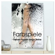 Cover-Bild zum Titel 'Farbspiele - Farben haben lange Beine (hochwertiger Premium Wandkalender 2026 DIN A2 hoch), Kunstdruck in Hochglanz' von 'Ulrich Allgaier (Ullision)'
