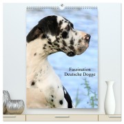 Cover-Bild zum Titel 'Faszination Deutsche Dogge (hochwertiger Premium Wandkalender 2026 DIN A2 hoch), Kunstdruck in Hochglanz' von 'Marion Reiß-Seibert'