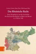 Cover-Bild zum Titel 'Das Rheinische Recht' von ''