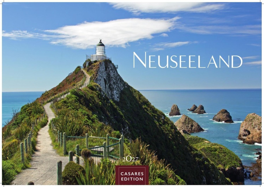 Neuseeland Kalender 2027 - Wandkalender | Fotokalender Ozeanien 24x35cm - Bildkalender mit atemberaubenden Naturaufnahmen, perfekt für Reisefans & Neuseeland-Liebhaber - 