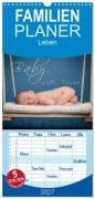 Cover-Bild zum Titel 'Familienplaner 2027 - Baby - süße Träume mit 5 Spalten (Wandkalender, 21 x 45 cm) CALVENDO' von 'Monika Schöb'