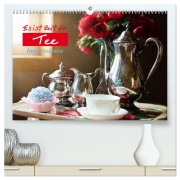 Cover-Bild zum Titel 'Es ist Zeit für Tee. Impressionen (hochwertiger Premium Wandkalender 2026 DIN A2 quer), Kunstdruck in Hochglanz' von 'Elisabeth Stanzer'