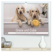 Cover-Bild zum Titel 'Grace und Cuba - Das verrückte Leben der Golden Girls (hochwertiger Premium Wandkalender 2026 DIN A2 quer), Kunstdruck in Hochglanz' von 'Jessica Bernhardt'